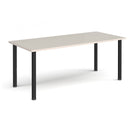 Rectangular Radial Leg Meeting Table - Light Grey - NWOF