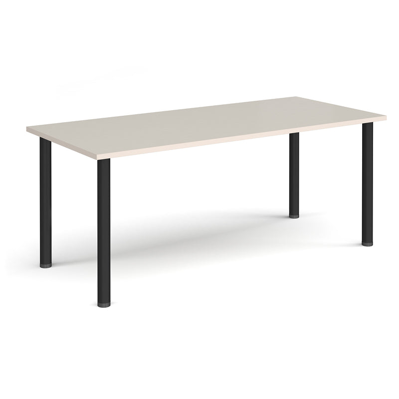 Rectangular Radial Leg Meeting Table - Light Grey - NWOF