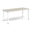 Rectangular Radial Leg Meeting Table - Light Grey - NWOF