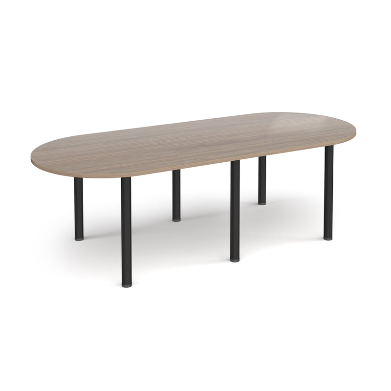 Radial End Meeting Table With Radial Legs - Barcelona Walnut - NWOF