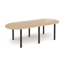 Radial End Meeting Table With Radial Legs - Kendal Oak - NWOF