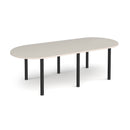 Radial End Meeting Table With Radial Legs - Light Grey - NWOF