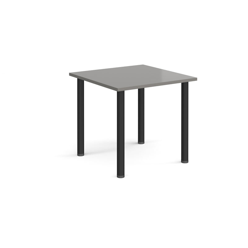 Rectangular Radial Leg Meeting Table - Grey Oak - NWOF