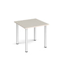 Rectangular Radial Leg Meeting Table - Light Grey - NWOF