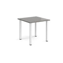 Rectangular Radial Leg Meeting Table - Onyx Grey - NWOF