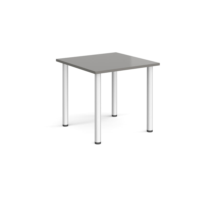 Rectangular Radial Leg Meeting Table - Grey Oak - NWOF