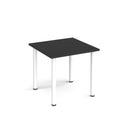 Rectangular Radial Leg Meeting Table - Black - NWOF
