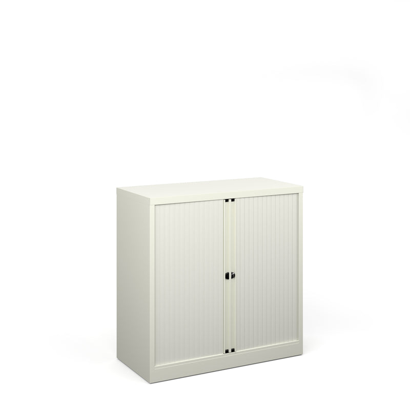 Bisley Systems Tambour Cupboard - White - NWOF