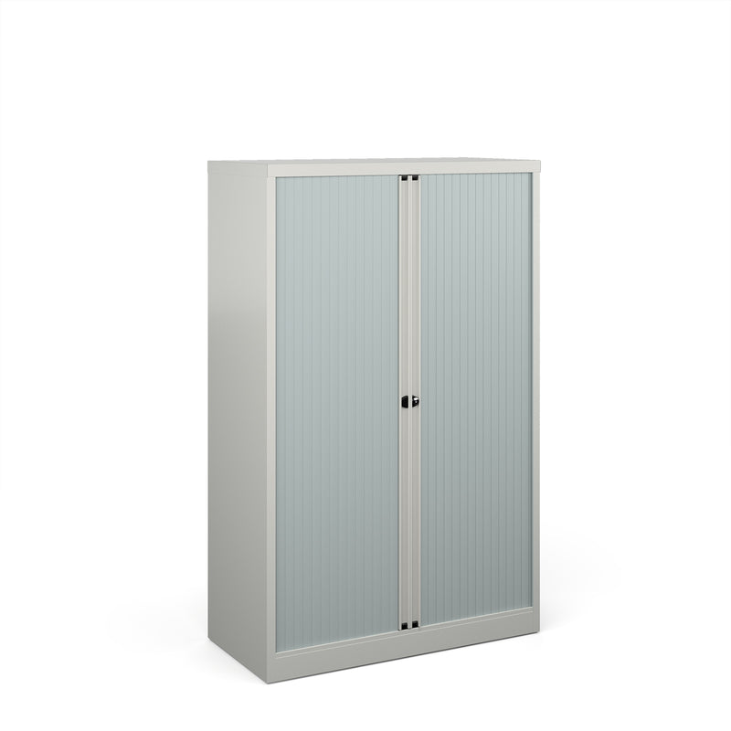 Bisley Systems Tambour Cupboard - Grey - NWOF