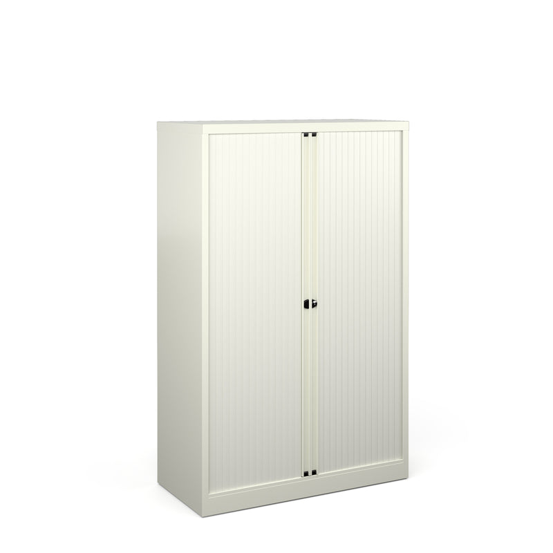 Bisley Systems Tambour Cupboard - White - NWOF