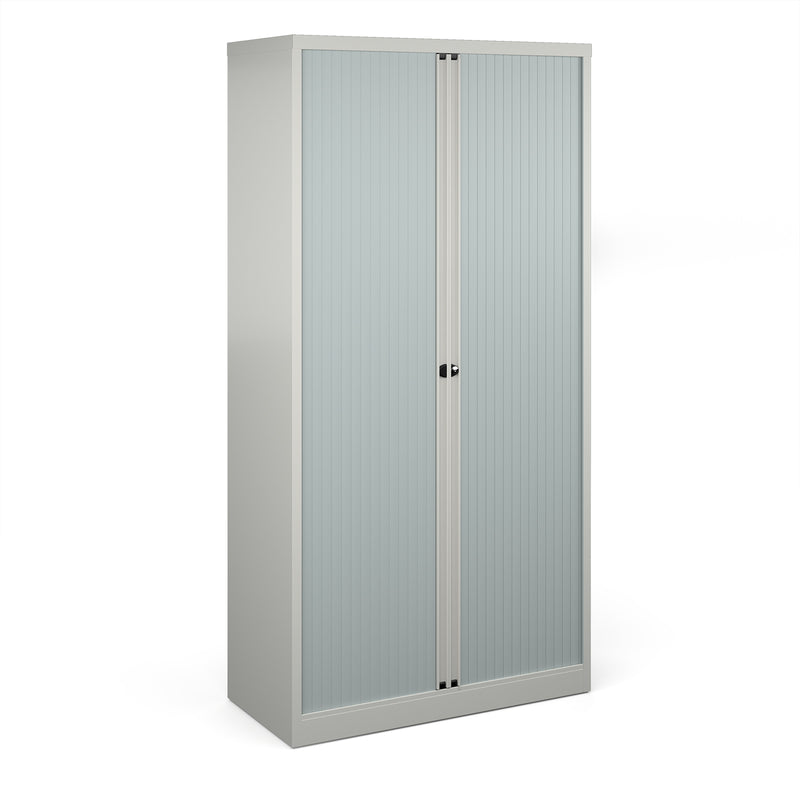 Bisley Systems Tambour Cupboard - Grey - NWOF