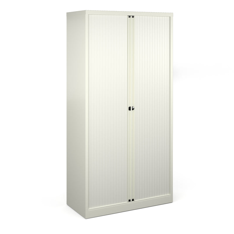 Bisley Systems Tambour Cupboard - White - NWOF