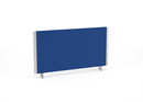 Blue Impulse Straight Desktop Screen by Dynamic, clear acrylic partition for workspace separation and privacy.