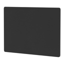 Black air back-to-back desk screen, 800mm high by Dynamic, designed to create privacy and separation in office workspaces.