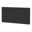 Black Air Back-to-Back Desk Screen by Dynamic, 800mm high, shown in a modern office setting.