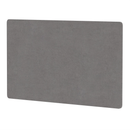 Grey air back-to-back desk screen, 800mm high, by Dynamic, providing privacy and separation for office work.