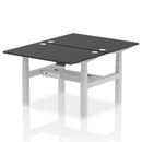 Black Air 2-person back-to-back height adjustable bench by Dynamic, suitable for gym or home workout settings.