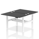 Black Air 2-person back-to-back height adjustable bench from Dynamic, suitable for desk workouts or seated exercises.
