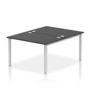 Impulse B2B 2 Person Bench Desk - Black