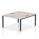 Impulse B2B 2 Person Bench Desk - Grey Oak