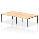 Impulse B2B 4 Person Bench Desk - Maple