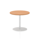 Impulse Circular Meeting Table - Oak - NWOF