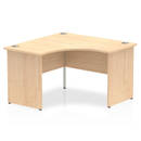 Dynamic Impulse 1200mm Panel End Corner Desk showing a spacious workspace with a sleek, modern design and sturdy panel ends.