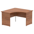 Dynamic Impulse 1200mm panel end corner desk with spacious work surface and modern design, shown in a sleek office setting.
