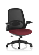 Dynamic Crew 2 Task Operator Mesh Back Chair with bespoke fabric and ergonomic design for comfort and support.