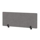Gray Dynamic Air Desktop Screen, 400mm high, with a sleek and modern design for workspace privacy and noise reduction.