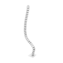 Dynamic Air Height Adjustable Desk Cable Spine with flexible cable management for ergonomic workspace organization.
