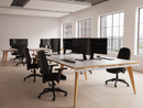 Dynamic Eclipse Plus II medium back office chair with adjustable armrests and ergonomic design, perfect for task and operator use.
