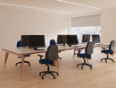 Dynamic Eclipse Plus XL high back task office chair with adjustable headrest and ergonomic design.