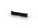 Universal telescopic cable tray by Dynamic with adjustable length and durable metal construction for organized cable management.
