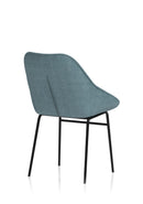 Dynamic Hepscott Bistro Stool with wooden legs and cushioned seat, ideal for kitchen or bar areas.