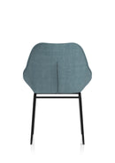 Dynamic Hepscott Bistro Stool with wooden seat and metal legs, ideal for kitchen or bar seating.