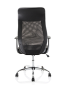 Dynamic Baye mesh and leather operator chair with adjustable height and armrests, featuring a modern ergonomic design.