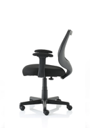 Dynamic Camden medium back mesh task office chair with armrests, ergonomic design and adjustable features for comfortable seating.