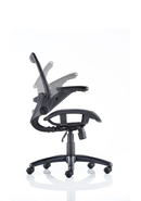 Dynamic Fuller Task Operator Mesh chair with folding arms, ergonomic design, and breathable mesh back for comfortable seating.