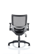 Dynamic Fuller Task Operator Mesh chair with folding arms, breathable mesh back, and adjustable features for ergonomic comfort.
