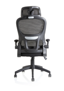 Dynamic Iris Task Operator mesh back chair with adjustable headrest and ergonomic design for comfortable office seating