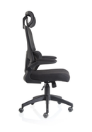 Dynamic Iris Task Operator mesh back chair with adjustable headrest and ergonomic design for comfortable office seating.