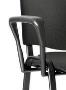 Dynamic ISO Black Shaped Arm Set featuring black ergonomic arm supports for enhanced comfort and stability.