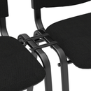 Dynamic ISO Linking Clip attached to a black cable, used for secure connection and organization of audio or video equipment.