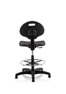 Dynamic Malaga polyurethane medium-back draughtsman office chair with high-rise lift and ergonomic design.