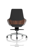 Black Olive Executive Chair by Dynamic with padded armrests and ergonomic design, ideal for office or workspace.