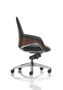 Black Olive Executive Chair by Dynamic with padded armrests and ergonomic design, ideal for modern office settings.