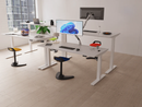 Dynamic Spry Task Operator Stool with adjustable height and ergonomic design for comfortable seating in workspaces.