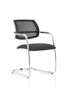 Dynamic Swift Medium Back Cantilever Visitor Chair with cushioned seat and modern design for office or reception areas.