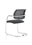 Dynamic Swift medium back cantilever visitor chair with upholstered seat and backrest, metal frame, suitable for office reception areas.